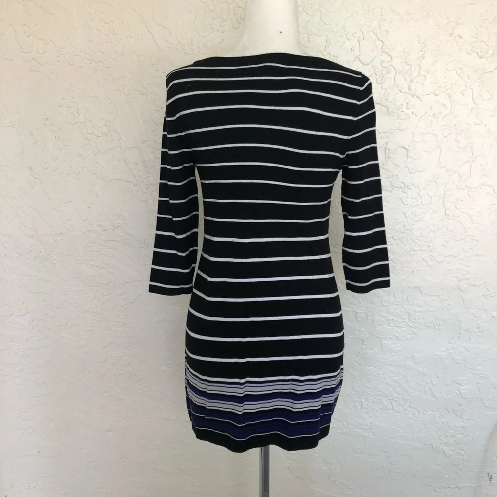 White House Black Market Nautical Stripe Tunic Sweater XS
